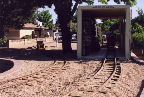 Shed and service track