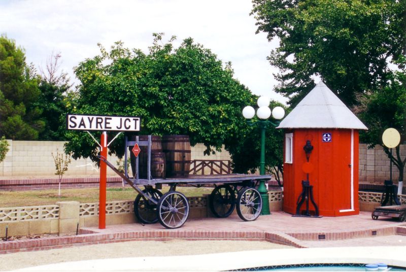 Baggage Cart and Phone Booth