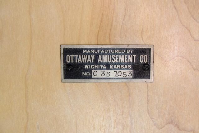 Ottaway Builder's Plate