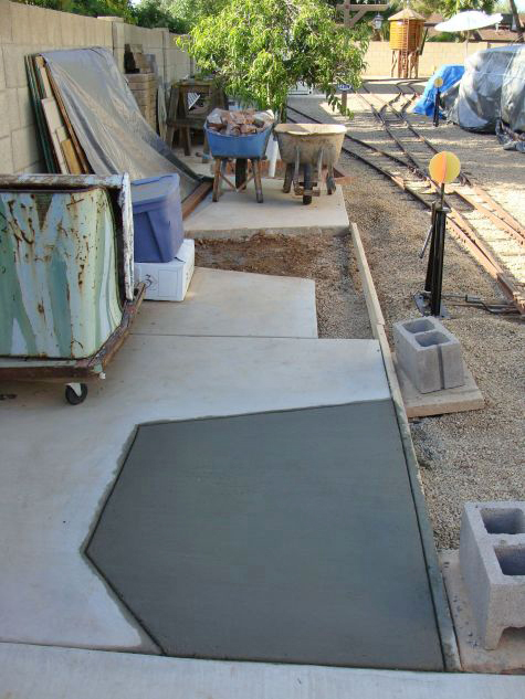 New Cement Pad